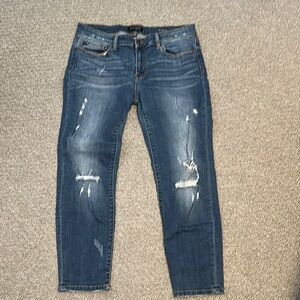 Judy Blue Women's Blue Distressed Jeans, 15/32